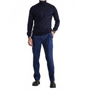NEW YOUNG REPUBLIC isaac turtleneck top in navy